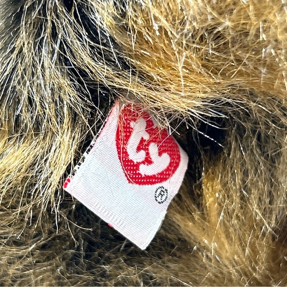 Monkey 10” Plush Realistic Brown Ape Chimp Ty 1998 Cha Cha Stuffed Animal Toy - Picture 9 of 10